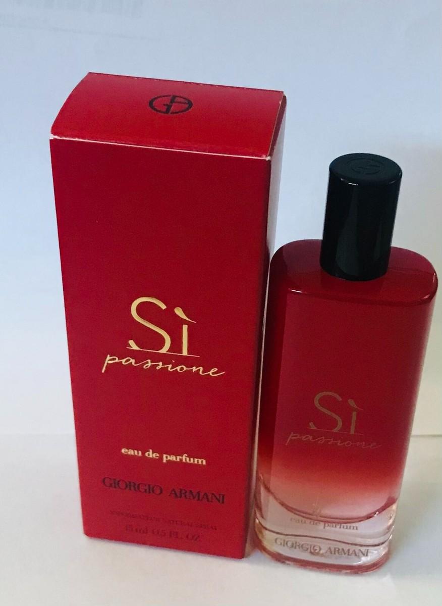 Giorgio Armani Sì Passione Eau de Parfum for Women 0.5 oz / 15ml Spray – New in Box Authentic