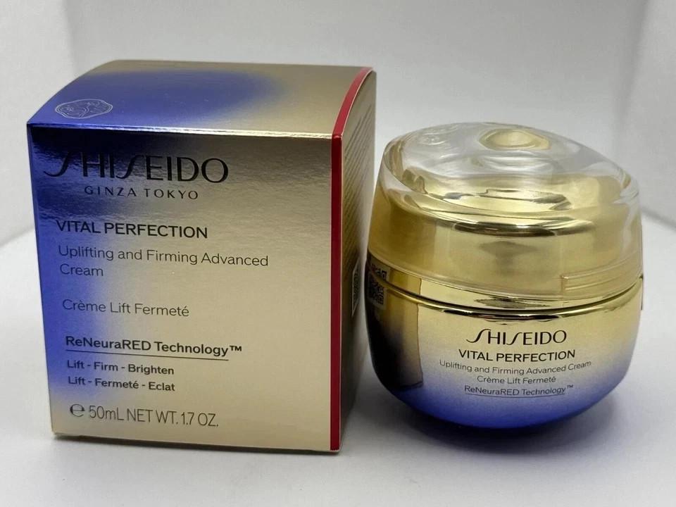 Shiseido Vital Perfection Uplifting & Firming Advanced Cream 50ml / 1.7oz Face Moisturizer NIB Authentic