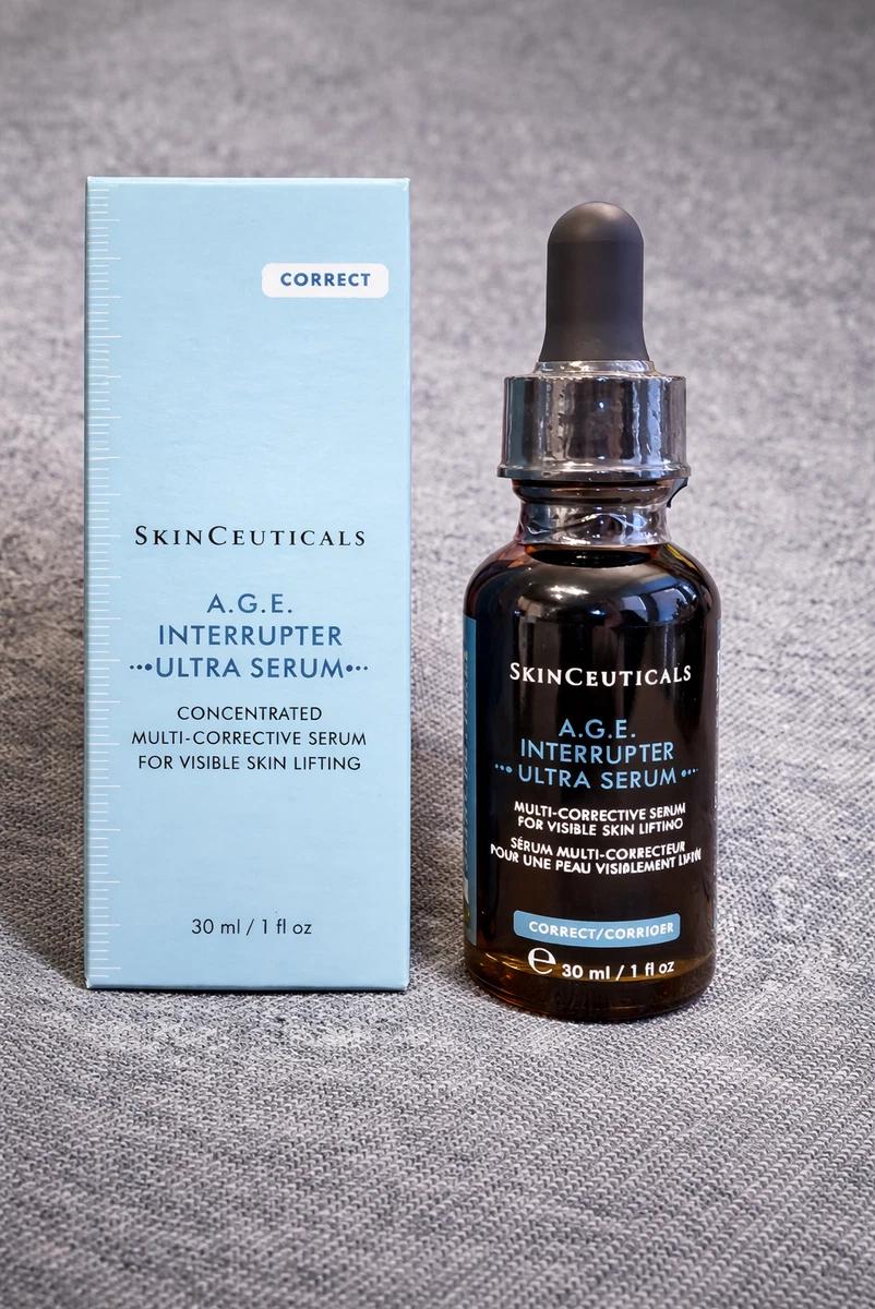 SkinCeuticals A.G.E. Interrupter Ultra Lifting Concentrated Serum 30ml / 1oz – New in Box Authentic