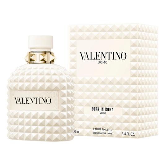 Valentino Uomo Born In Roma Rendez-Vous Ivory Eau de Toilette for Men 3.4 oz / 100ml Spray – New in Box