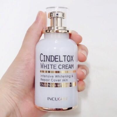 INCUGEN Cindeltox White Cream with Glutathione 50 ml – Moisturizing Face Cream – Brand New