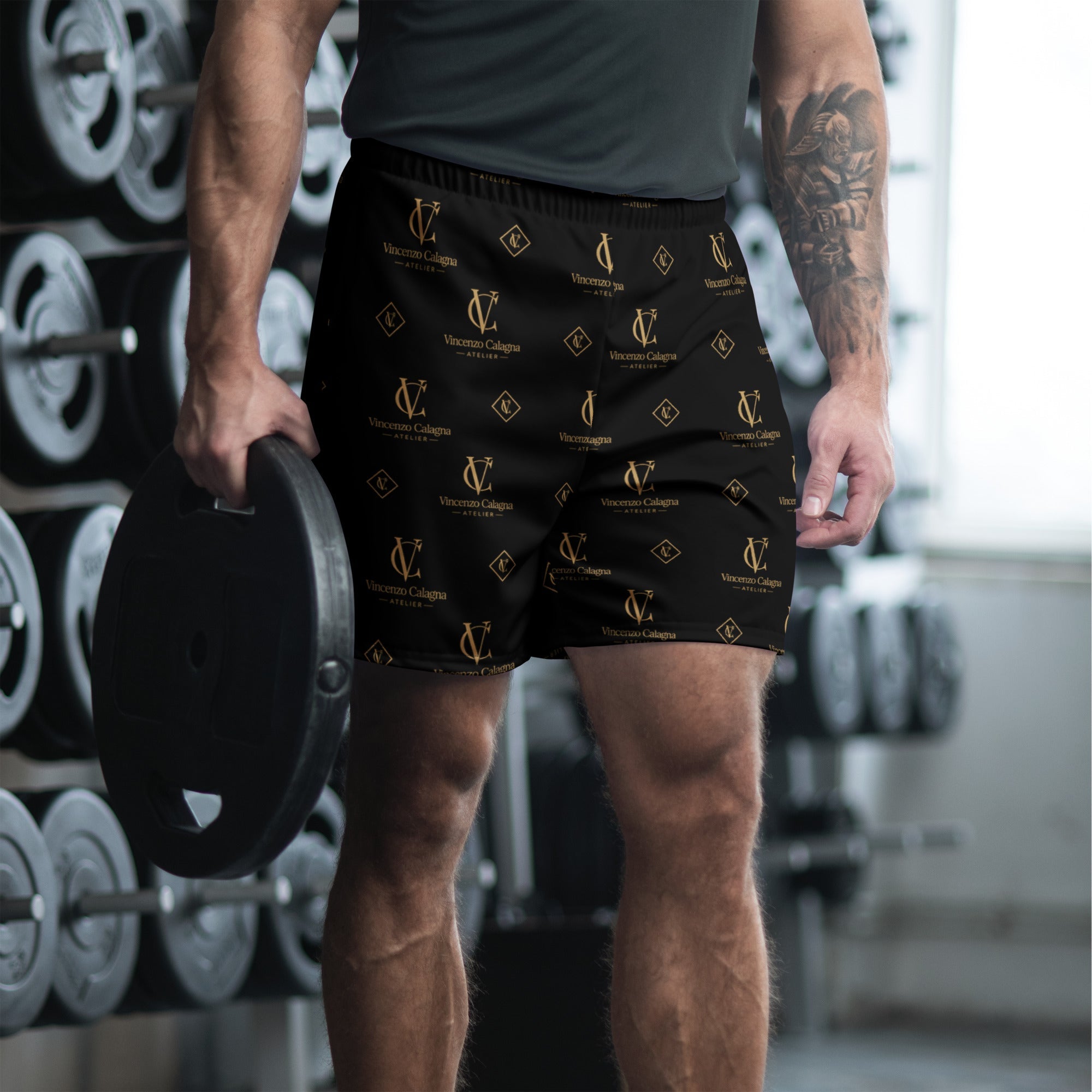 All-Over Print Unisex Athletic Long Shorts