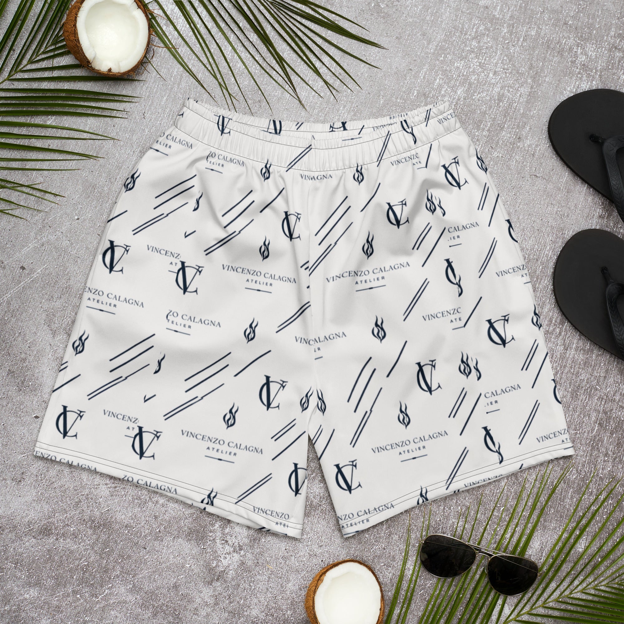 All-Over Print Unisex Athletic Long Shorts