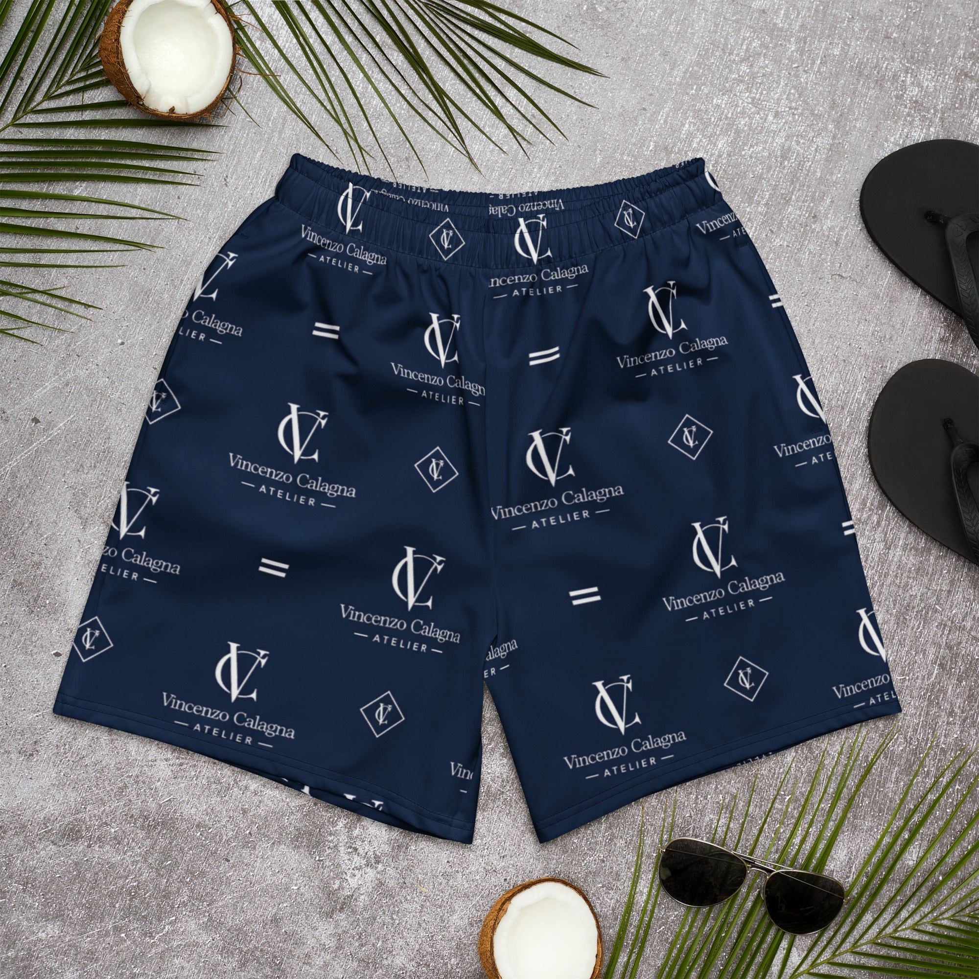 All-Over Print Unisex Athletic Long Shorts