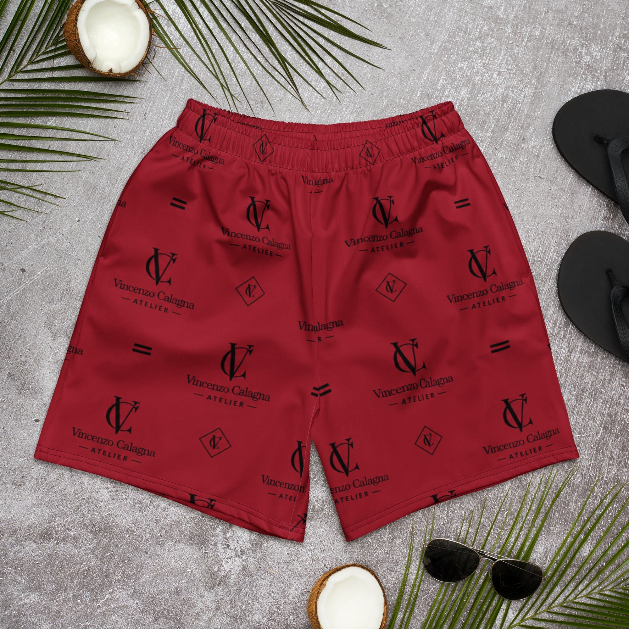 All-Over Print Unisex Athletic Long Shorts