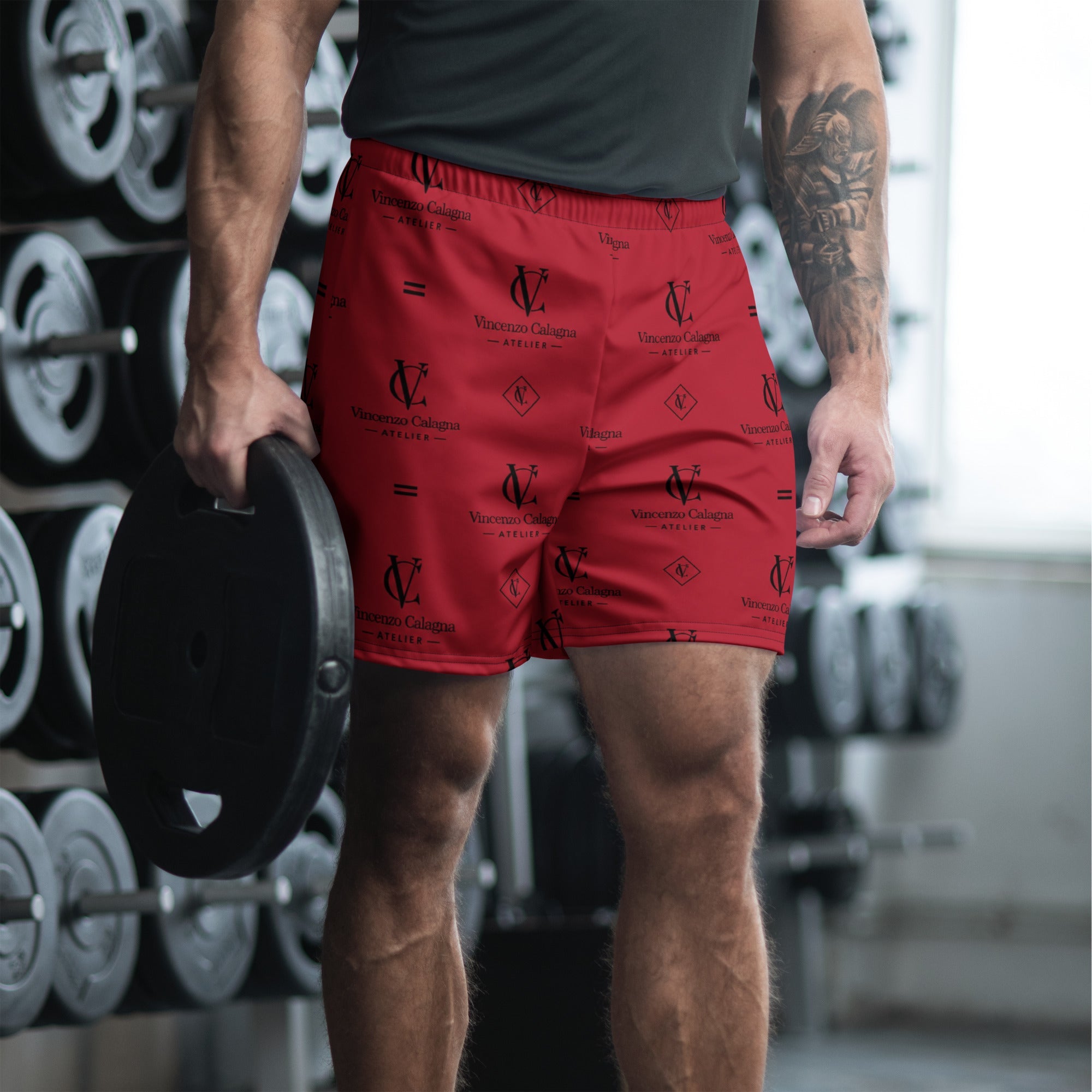 All-Over Print Unisex Athletic Long Shorts