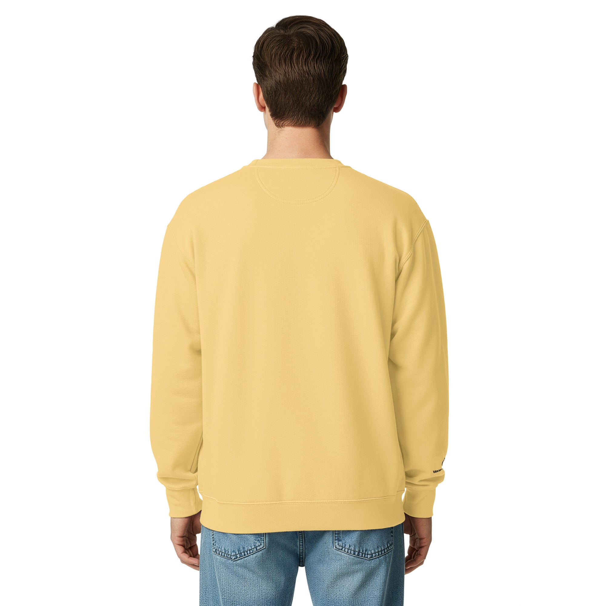 Unisex garment-dyed sweatshirt