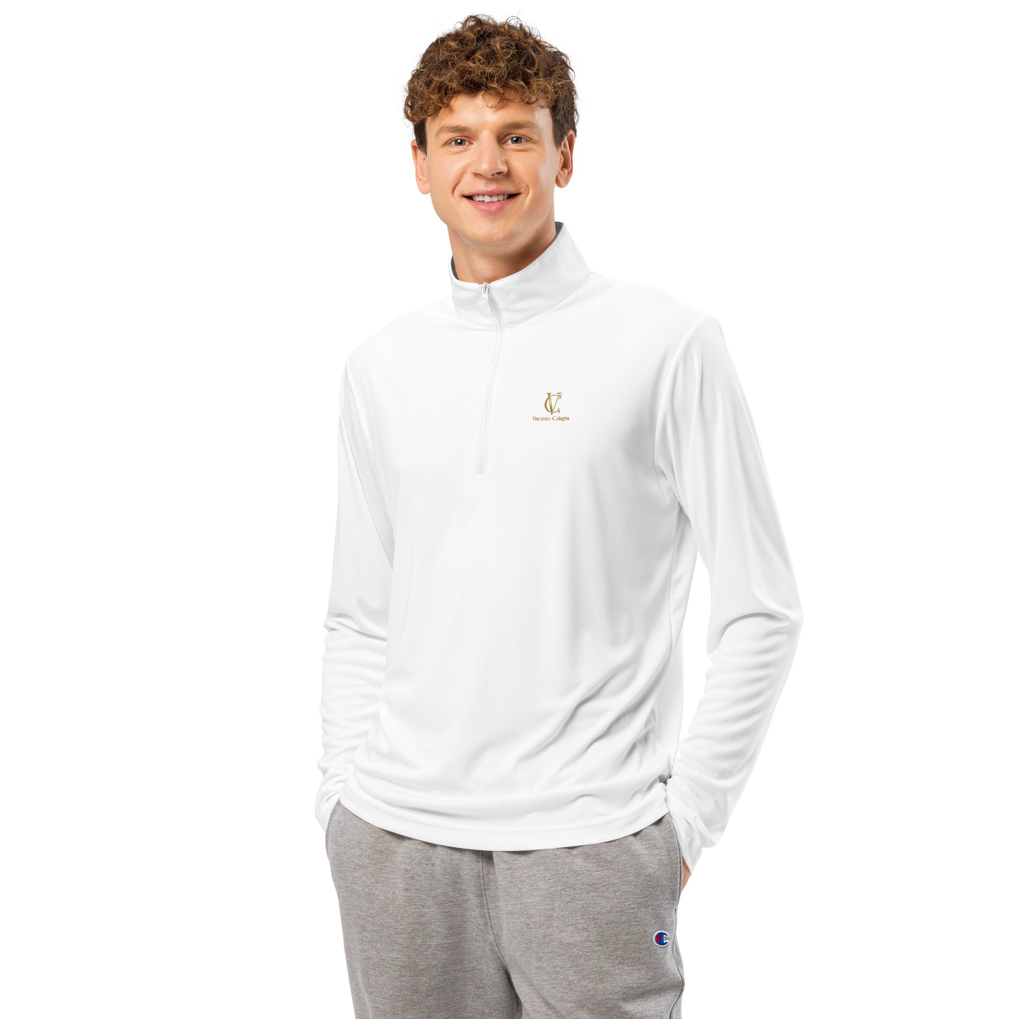 Lightweight quarter-zip pullover