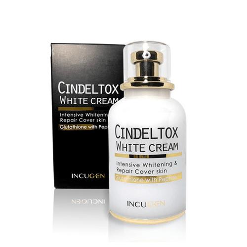 INCUGEN Cindeltox White Cream with Glutathione 50 ml – Moisturizing Face Cream – Brand New
