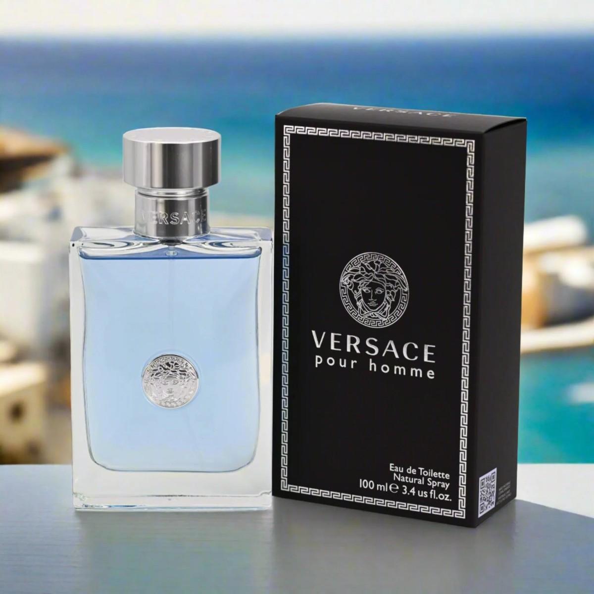 Versace Pour Homme Men's Eau de Toilette Spray 3.4 oz (100ml)